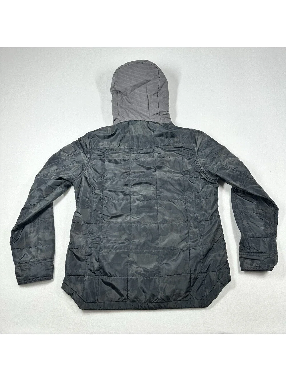 Jet Lag Camo Hooded Jacket Mens 2XL Quilted Puffer